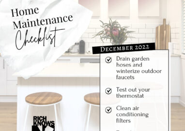 December Home Maintenance Checklist