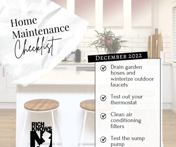 December Home Maintenance Checklist